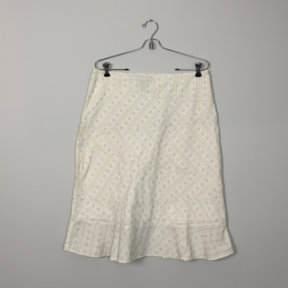 Style & Co. Cream A-Line Skirt